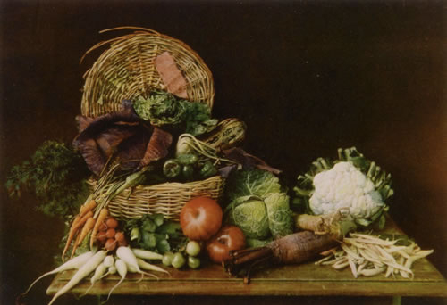 Robert von Stockert: Stillleben mit Gemüse, um 1900