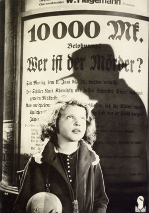 Horst von Harbou: Still zu dem Film „M – Eine Stadt sucht einen Mörder“, Regie: Fritz Lang, 1931