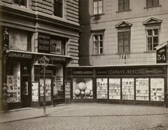 Michael Frankenstein: Buchhandlung in der Kärntner Straße 28, um 1880